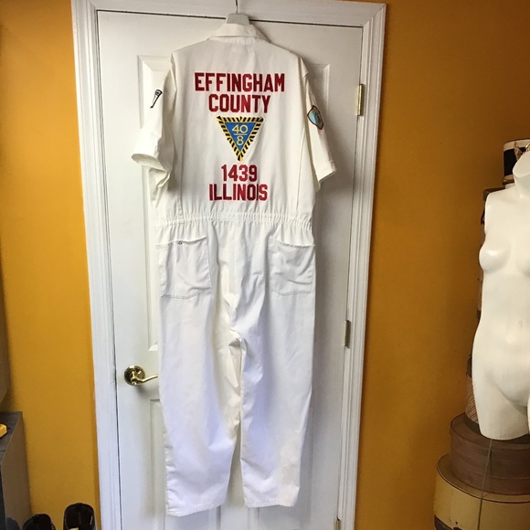 Vintage Other - Vintage Abulance Vol Men’s Coveralls with Patches